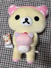 ハート 목욕シリーズ 大型 コリラックマ ぬいぐるみ