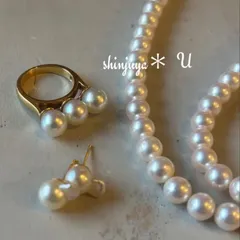 国産あこや真珠♡本物パールピアス♡バロック♡本真珠♡アレルギー対応♡サージカルステンレス♡