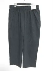未使用 UNIQLO(ユニクロ)ブラッシュドジャージーパンツ+/灰/XXL:m2283
