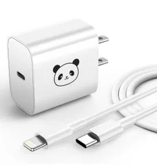 ★iPhone 充電器 純正 20W PD 急速 [Apple MFi・PSE認定] USB C - Lightning ケーブル 2m付き Type C スマホ 電源アダプター タイプC アイフォン充電器