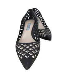 プラダ PRADA メッシュデザインパンプス レディース  36 1/2