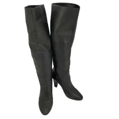 ジミーチュウ JIMMY CHOO ヒールレザーロングブーツ レディース  36