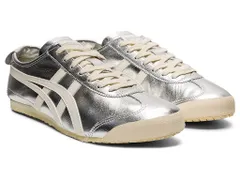Onitsuka Tiger MEXICO 66 SILVER/OFF WHITE オニツカタイガー ローカット スニーカー 男女兼用 箱付き メンズ レディース 23 23.5 24 24.5 25 25.5 26 26.5 27 27.5 28CM