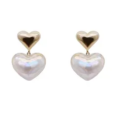 【数量限定】アレルギー対応ピアス 金属 18金可愛いキラキラ 安心の 人気 ファッション レディース 揺れるパールピアス