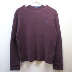 Polo Ralph Lauren ポロラルフローレン サーマル 長袖Tシャツ ロンT ワッフル 古着 vintage