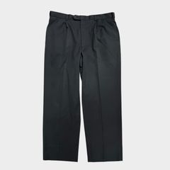 ペリーエリス 黒 ワイドパンツ スラックス ビンテージ 2タック 90s 00s