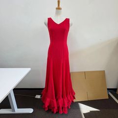 お値下げ✨フラメンコ衣装 ナオミ ドレス ワンピース 黒×ピンク