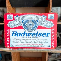 Budweiser ブリキ看板 ブリキ看板 バドワイザー インテリア アンティーク BUDWEISER メタル