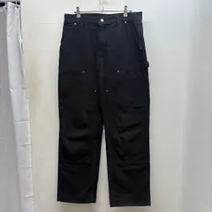 Carhartt カーハート DOUBLE FRONT WORK DUNGAREE ダブルニーペインターパンツ B01-M ブラック size:32【中目黒B01】 	