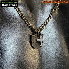 No1 ダガー ネックレス シルバー メンズ 重厚感 ゴシック ストリート