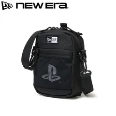 新品 NEWERA ニューエラ 正規品 プレイステーション コラボ ショルダー ポーチ バッグ ミニ ポケット コンパクト 斜め掛け カバン 鞄 PlayStation プレステ ゲーム ユニセックス メンズ レディース ロゴ 黒 ブラック 14693259