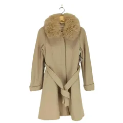 ミッシュマッシュ MISCH MASCH fox fur アンゴラ混フォックスファーステンカラーコート レディース  38のサムネイル