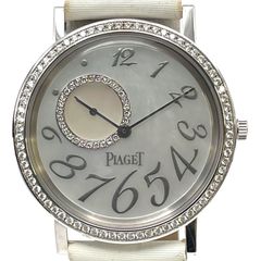 피아제 PIAGET 알티 프라노 화이트 쉘 (P10346) GOA31106 화이트 쉘 K18WG 핸드 와인딩 여성 시계