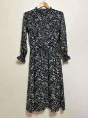 @ チャオパニック ciaopanic 花柄　総柄 フラワー ワンピース　ロング お呼ばれ　デート　オフィスカジュアル　食事会　長袖