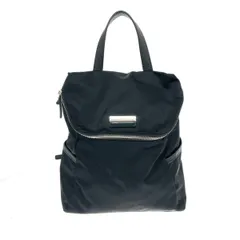 agnes b. アニエスベー ミニリュック  ロゴプレート ナイロン    ブラック レディース / 240001180607