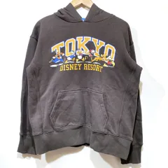 ディズニー Disney Tokyo Disney Resort パーカー プルオーバー ブラウン系 サイズL ※中古 【津山店】