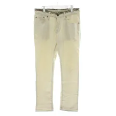 エドウィン EDWIN パンツ M 白 ホワイト レオパード柄 長ズボン ストレートレッグ /PP ■GY58