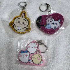 ちいかわ うさぎ モモンガ ハチワレ カニ キーホルダー まとめ売り