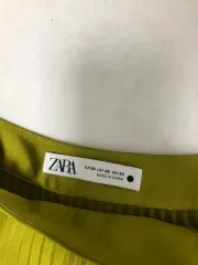 ZARA オリーブ プリーツ スカート XS