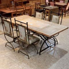 タイルトップ オールドパイン ダイニングテーブル ヴィンテージ タイルトップ オールドパイン ダイニングテーブル ヴィンテージ 木製