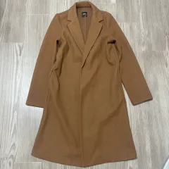 【225682】ZARA ザラ  チェスターコート　アウター　ロング　ポリエステル　EURS  ・ ブラウン