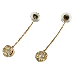 SWAROVSKI(スワロフスキー) ピアス - ピンクゴールド×クリア