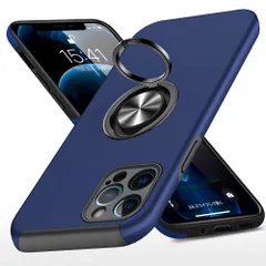 新品 iPhone 12 Pro用 ケース リング付き PC TPU 耐衝撃 衝撃吸収 傷つけ防止カバー 全面保護 360度回転カバー アイフォン 12 Pro用 スマホケース 米軍MIL規格 車載ホルダー対応 スタンド機能 防塵 薄型 軽量 落下防止 人気