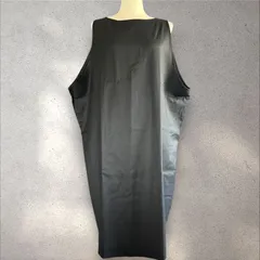 【ウール混】ミズイロインド　ノースリーブワンピース　ブラック　黒　フリーサイズ