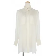 フレイアイディー FRAY I.D シースルーブラウス シャツ 長袖 1 白 オフホワイト