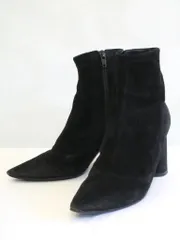 【228497】PELLICO ペリーコ  スエード　ショートブーツ  ・36 ブラック