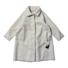 ZK33 【タグ付き新品】JET LOS ANGELES ボアコート ホワイト フェイクムートン レディース 4サイズ