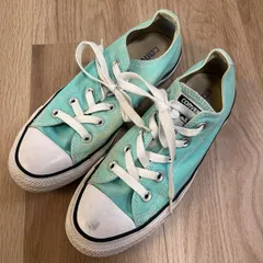 【228306】CONVERSE コンバース  ローカットスニーカー　シューズ　オールスター　レアカラー　カジュアル　23cm  ・ ミントグリーン