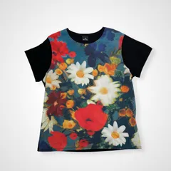 PS PAUL SMITH ピーエス ポールスミス / フラワープリントアートTEE 参考定価：14,000程度 SIZE：XXL