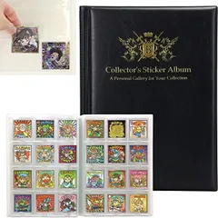 ビックリマンチョコ・シールウエハース等ファイル 手帳型 大容量 保管 コレクション スリーブ可 48mm/52mm対応