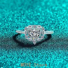 リング 指輪 モアサナイト 1ct シルバー925 人工ダイヤモンド モアッサナイト レディース ファッション アクセサリー 人気 普段使い プレゼント 記念日 zb196