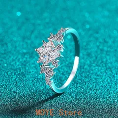 リング 指輪 モアサナイト シルバー925 人工ダイヤモンド モアッサナイト レディース ファッション アクセサリー 人気 普段使い プレゼント 記念日 zb192