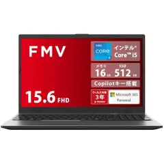 [新品/未開封] 富士通 FMV ノートPC 15型 i5 16GB 512GB Office付 FMVWK3E155_AZ