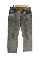 リーバイス Levi's 80’s 80年代 501 ボタン裏524 ケミカルウォッシュ USA製 アメリカ製 vintage ヴィンテージ デニム ブラック W33 L32 101MB-840