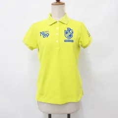 パーリーゲイツ PEARLY GATES ゴルフ スポーツウエア ポロシャツ 半袖 黄 イエロー 0