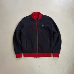 90s LACOSTE ラコステ ヴィンテージ リバーシブル ジップアップ ジャケット M
