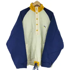 プーマ PUMA 80-90s ワンポイント刺繍 ナイロン プルオーバージャケット メンズ import：XL 