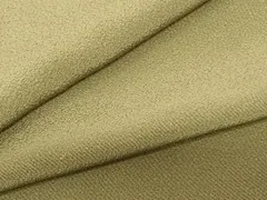 平和屋着物●上質な色無地　青朽葉色　ロング丈　正絹　逸品　AABF0588fy