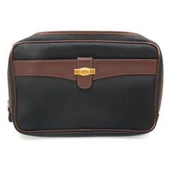 ◆dunhill◆ダンヒル セカンドバッグ クラッチバッグ PVC ブラック ブラウン