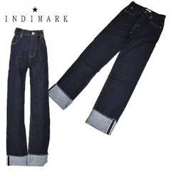 【INDIMARK】 デニムパンツ レディース ストレート ロールアップ ハイウエスト レッドペッパー ジーンズ ボトム RED PEPPER インディマーク 20代 30代 40代【中】WJ139