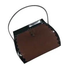 HIROKO KOSHINO ヒロコ コシノ エナメル ショルダーバッグ