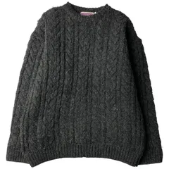 古着 HIGHLAND INDUSTRIES フィッシャーマン アランニットセーター レディースM相当/eaa389044