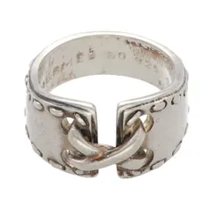 【中古】 HERMES エルメス メキシコリング コルセット 指輪・リング シルバー  25024337 KJ