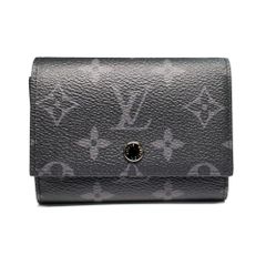 [Nagoya] Louis Vuitton Monogram Eclipse Victor Wallet M12598 Men's Tri-fold Wallet, Unused