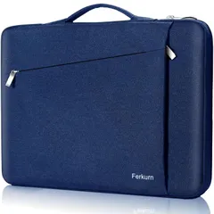 Ferkurn パソコン ケース 11.6 12 12.5 インチ PCケース 衝撃吸収 パソコンバッグ タブレット ケース 撥水加工 手提げカバン パソコンケース 持ち歩き 通勤 ビジネス  PCインナーバッグ (ブルー)