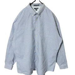 チェック エディーバウアー 2XL オーバーサイズ ボタンダウン シャツ レディース ユニセックス メンズ 古着 長袖